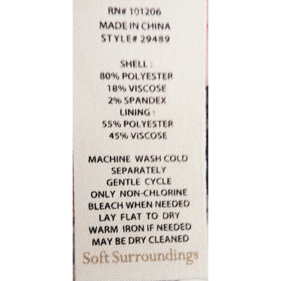 Soft Surroundings SZ XS St. James Brown Plaid Open Front Blazer $160 - Picture 7 of 7